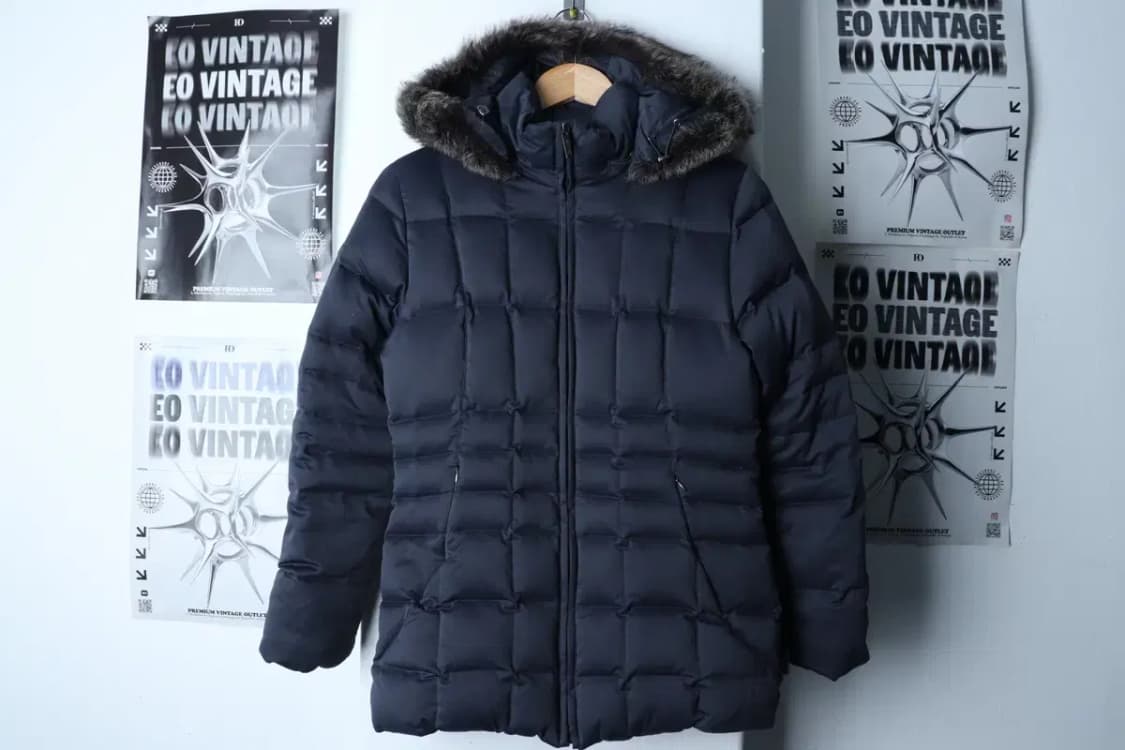 W(XS-S) 캘빈클라인 패딩 점퍼자켓 퀄팅 덕다운 네이비 퍼-17181 상품이미지2