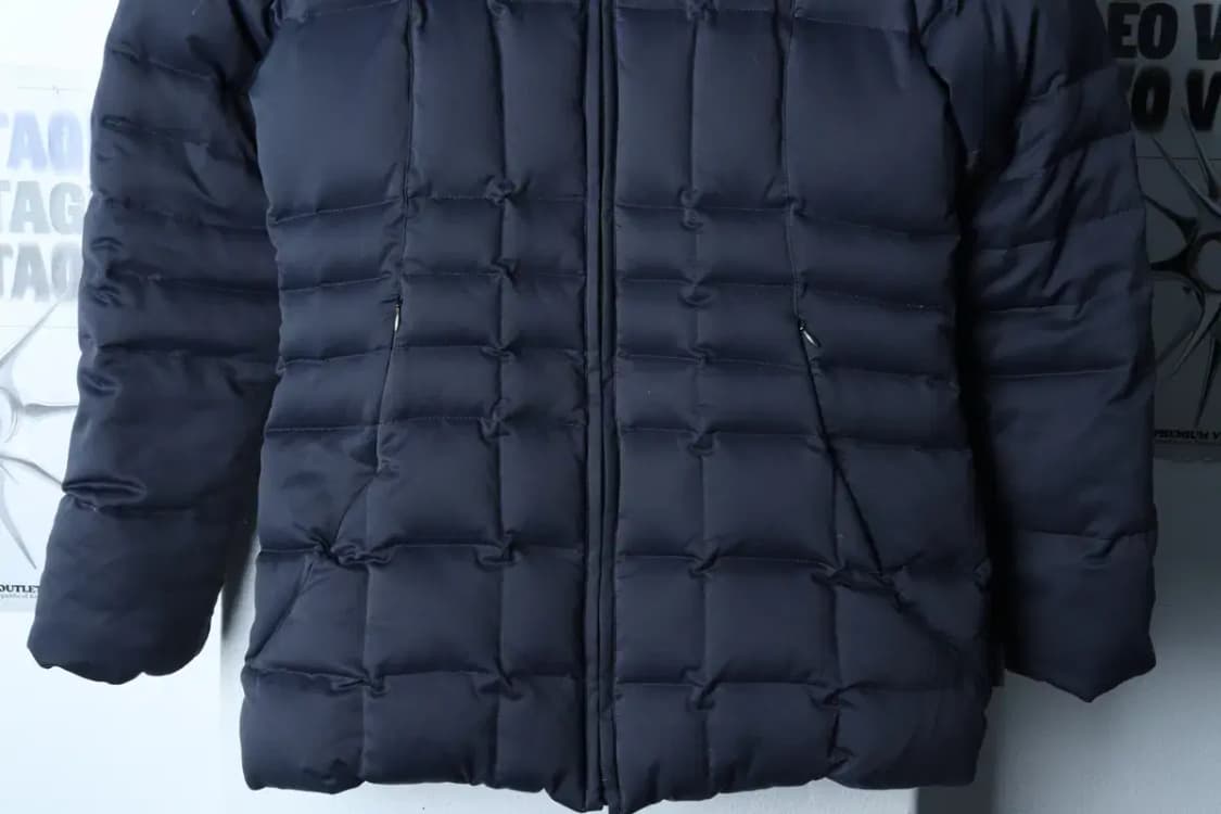 W(XS-S) 캘빈클라인 패딩 점퍼자켓 퀄팅 덕다운 네이비 퍼-17181 상품이미지4
