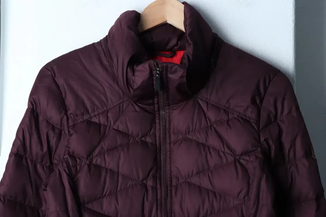 W(L) 나이키 패딩 점퍼자켓 덕다운 버건디 롱-17183 상품이미지3