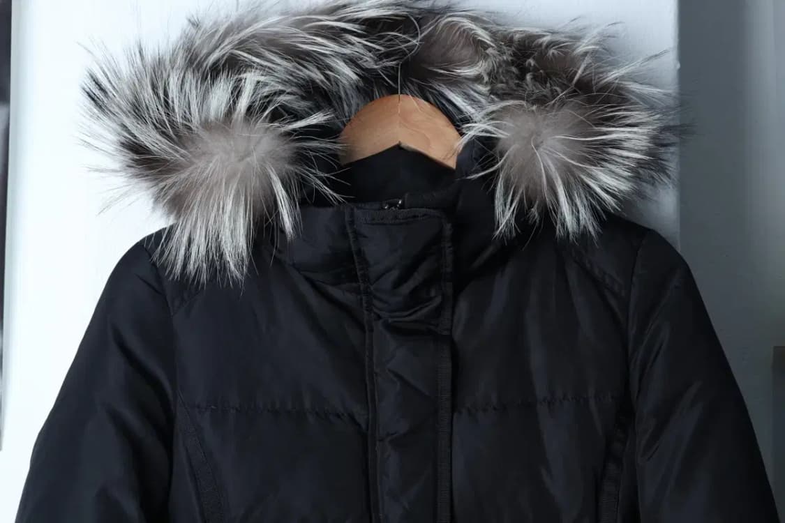 W(M) 빈폴 패딩 점퍼자켓 구스다운 블랙 롱 퍼 레이디스-17184 상품이미지3