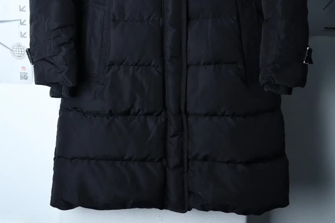 W(M) 빈폴 패딩 점퍼자켓 구스다운 블랙 롱 퍼 레이디스-17184 상품이미지4