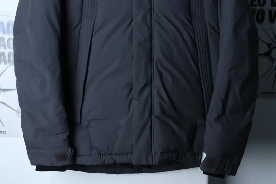 (S-M) 헤드 패딩 점퍼자켓 덕다운 그레이 올드스쿨-17185 상품이미지5