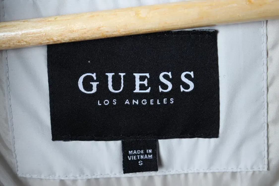 W(S) 게스 패딩 점퍼자켓 덕다운 화이트 롱 올드스쿨-1718A 상품이미지6