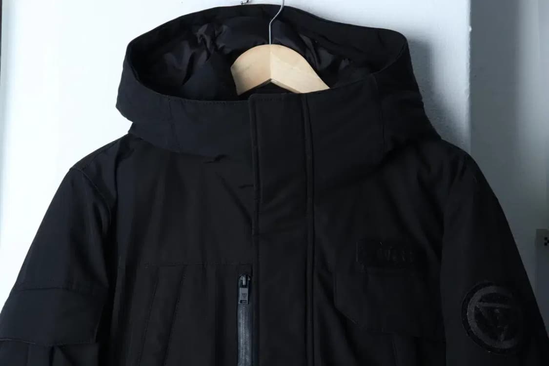 (L-XL) 게스 패딩 점퍼자켓 유틸 덕다운 블랙 올드스쿨-1718C 상품이미지3