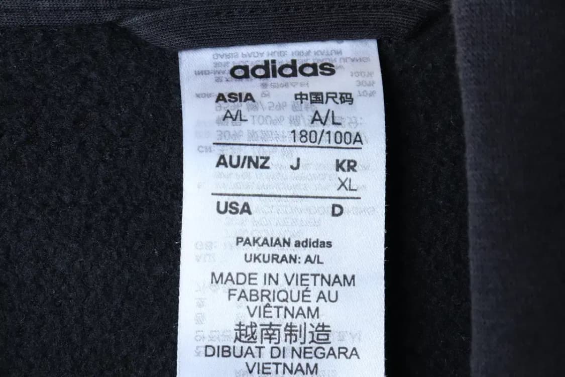 (XL) 아디다스 후드집업 작은사용감 블랙 삼선 올드스쿨-171CC 상품이미지6