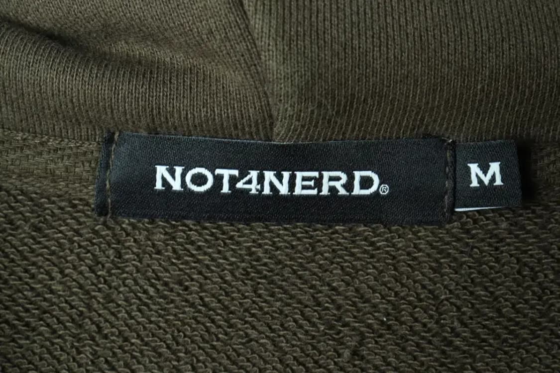 (M-L) 낫포너드 후드티셔츠 루즈핏 카키 스트릿-171D1 상품이미지6