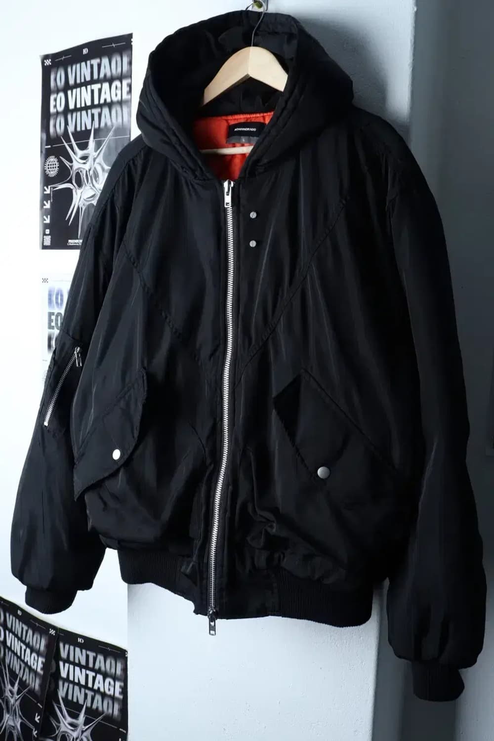 (L-XL) 로어링라드 패딩 점퍼자켓 오버핏 항공 MA1-171D3 상품이미지1