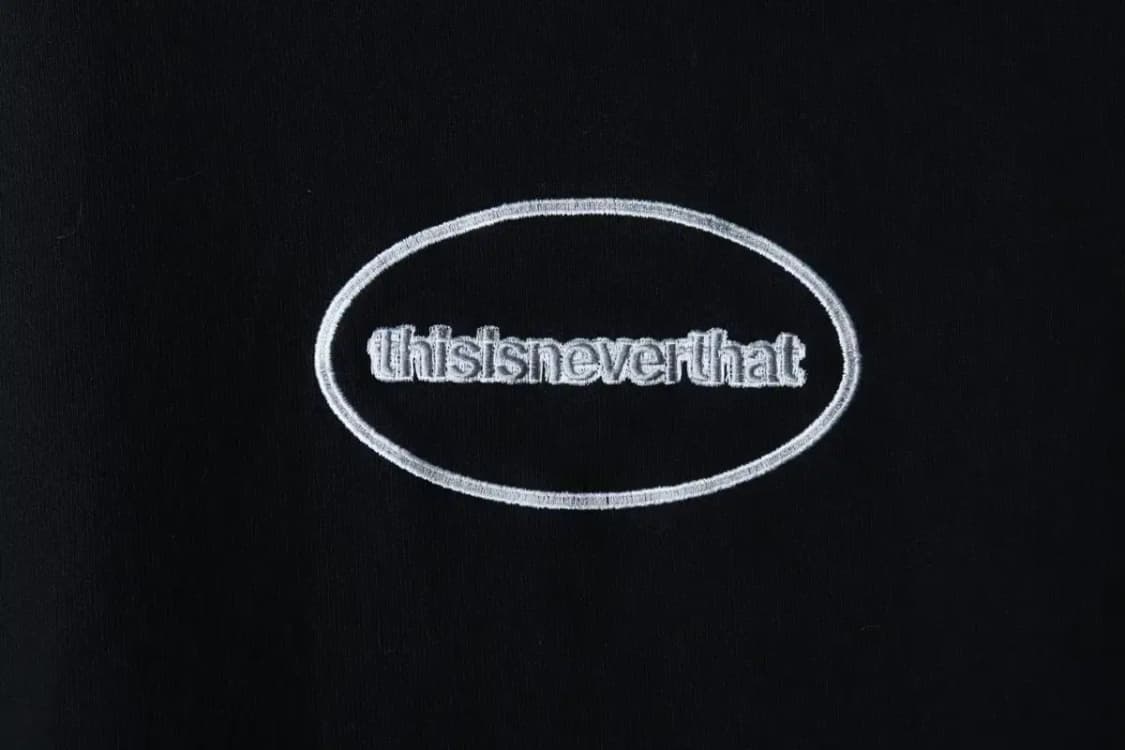 (S-M) 디스이즈네버댓 후드티셔츠 스몰로고 블랙 기모-171D4 상품이미지5