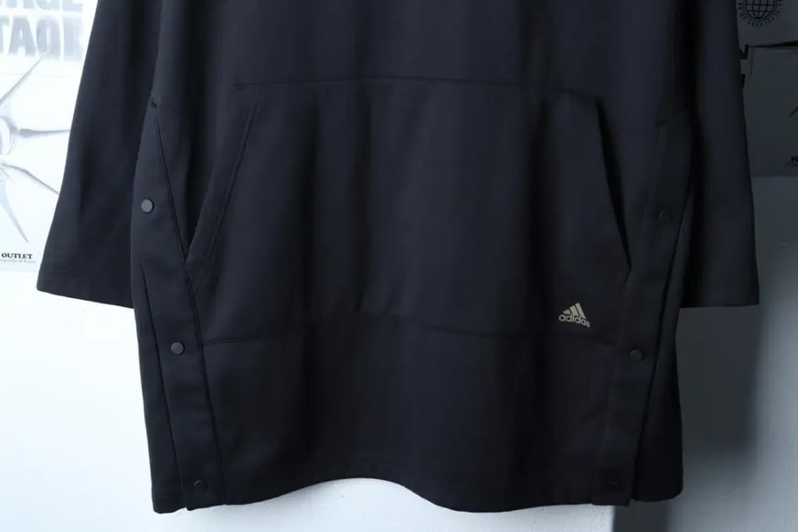 W(L) 아디다스 후드티셔츠 루즈핏 기능성 블랙-171D6 상품이미지4