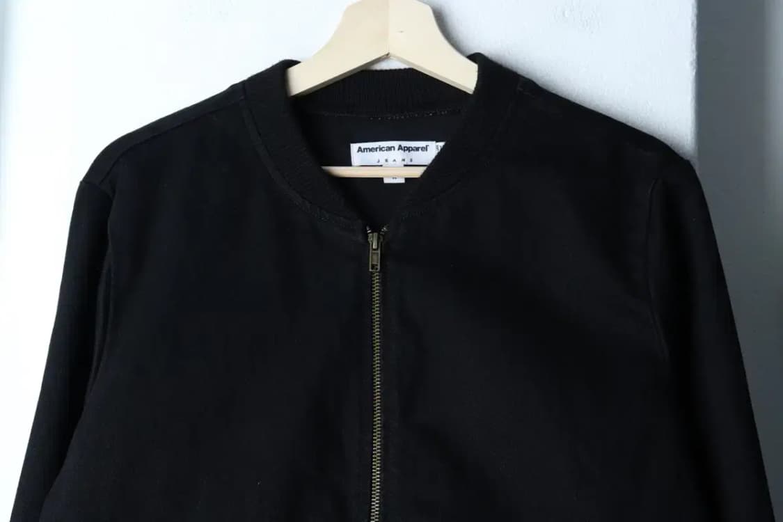 (M-L) 아메리칸 어패럴 집업 바람막이 점퍼자켓 블루종-171D9 상품이미지3