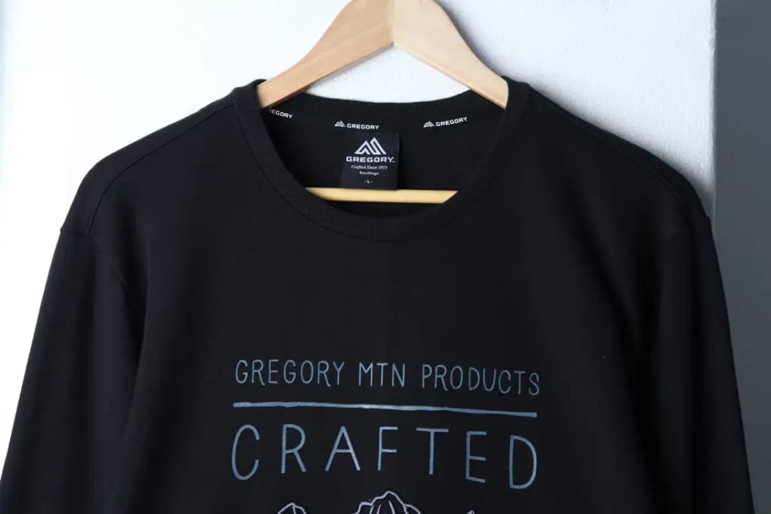 (L-XL) 그레고리 긴팔티셔츠 빅로고 블랙 올드스쿨-171DD 상품이미지3