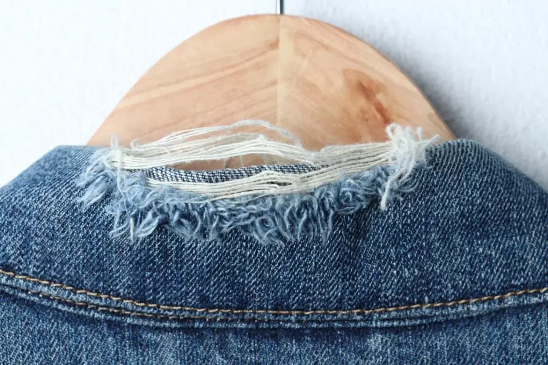 (L) 리바이스 집업 바람막이 점퍼자켓 데님 청 트러커-1720D 상품이미지6