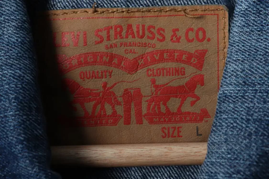 (L) 리바이스 집업 바람막이 점퍼자켓 데님 청 트러커-1720D 상품이미지7