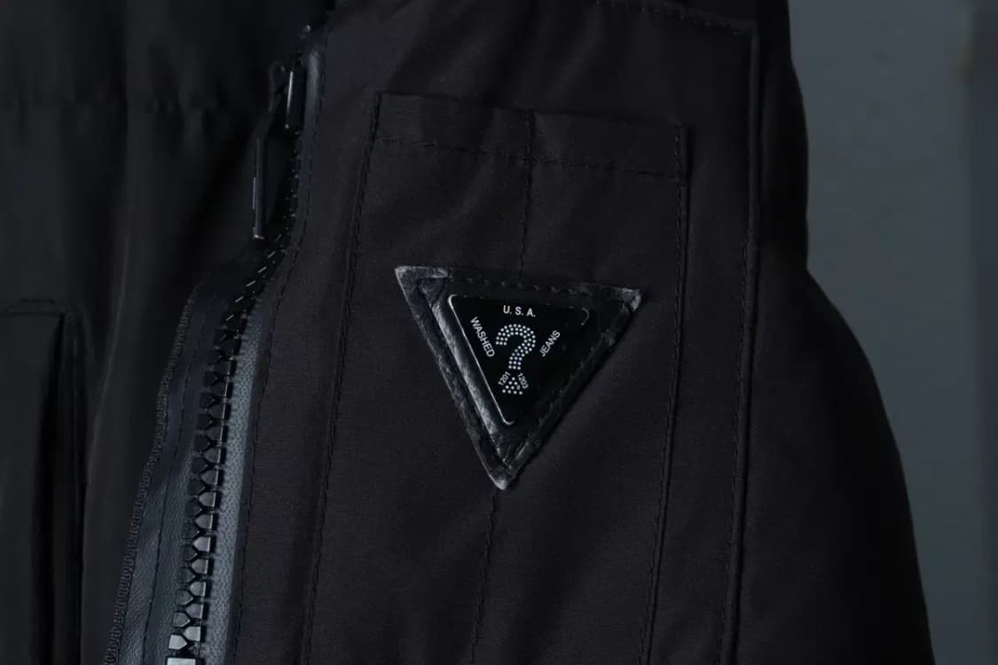 (XS-S) 게스 패딩 점퍼자켓 덕다운 블랙 롱 올드스쿨-1720F 상품이미지5