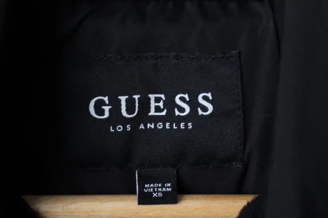 (XS-S) 게스 패딩 점퍼자켓 덕다운 블랙 롱 올드스쿨-1720F 상품이미지6