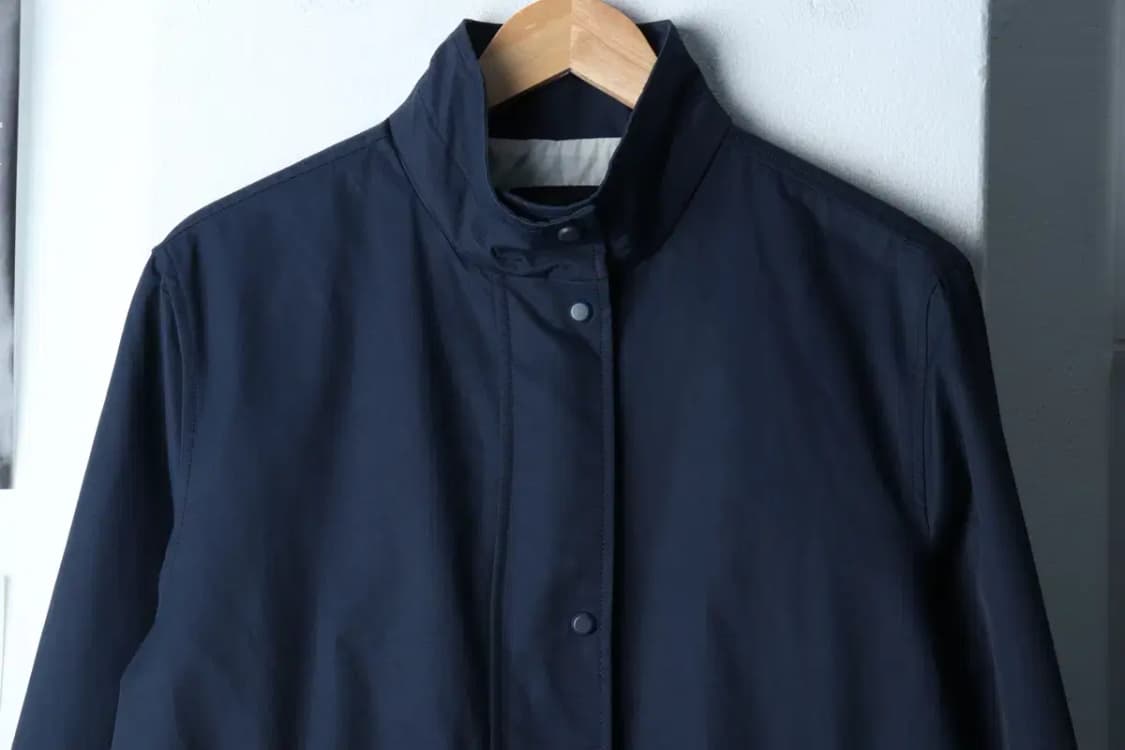 W(M) 카이아크만 집업 바람막이 점퍼자켓 네이비 롱 아메카지-17210 상품이미지3