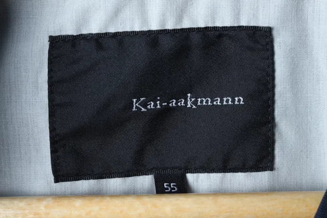 W(M) 카이아크만 집업 바람막이 점퍼자켓 네이비 롱 아메카지-17210 상품이미지5