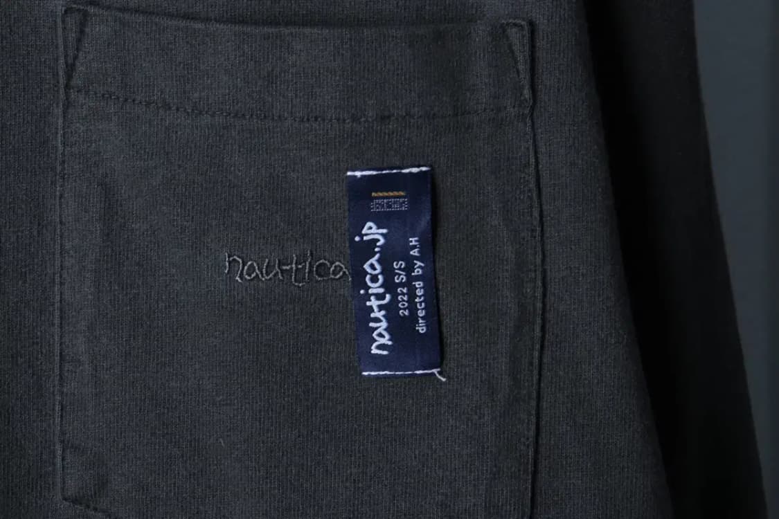 (L-XL) 노티카 긴팔티셔츠 차콜 포켓 일본 한정판-17215 상품이미지5