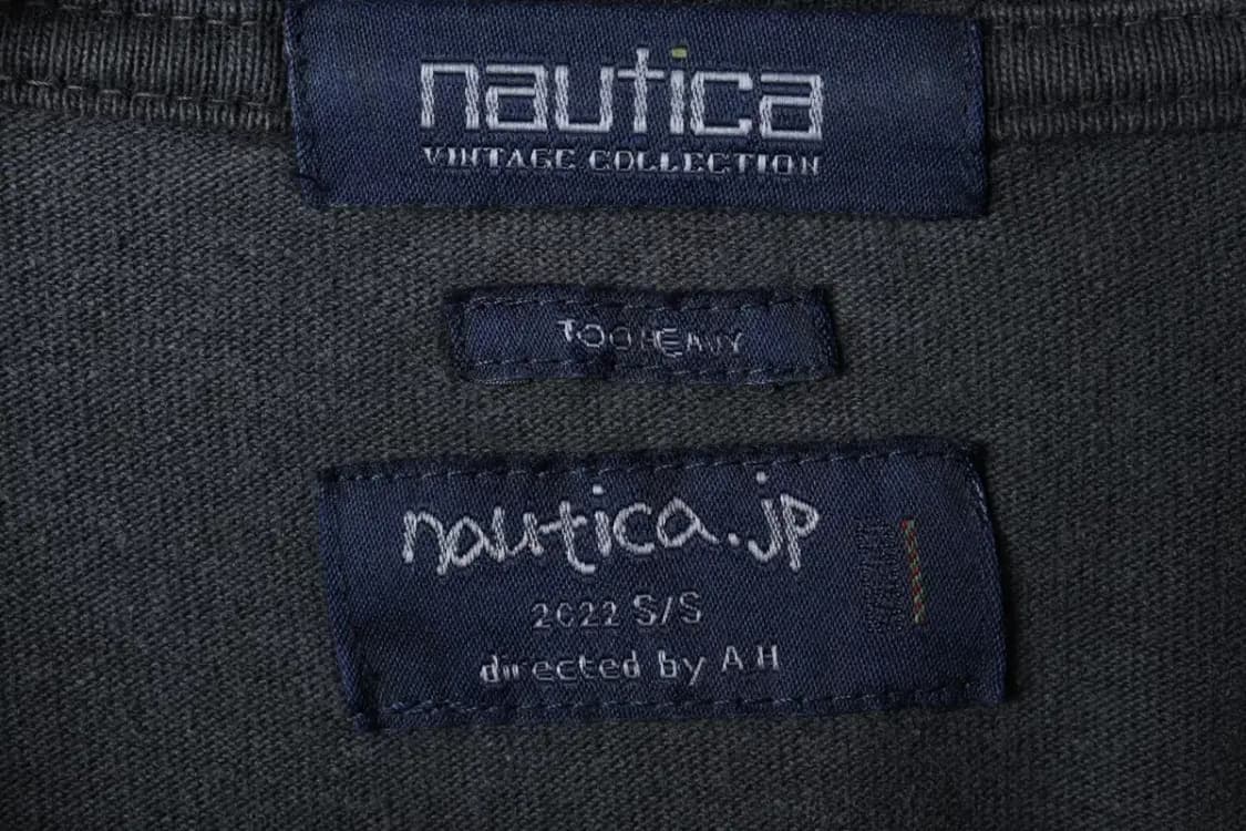 (L-XL) 노티카 긴팔티셔츠 차콜 포켓 일본 한정판-17215 상품이미지6