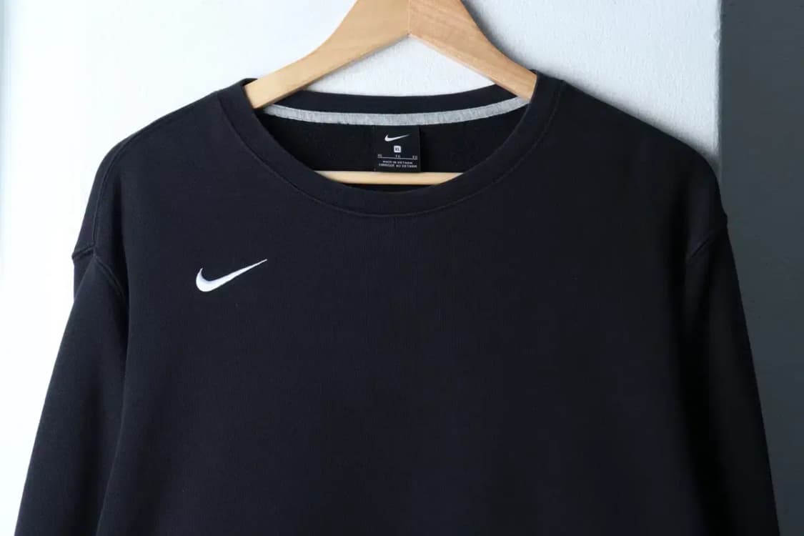 (XL-2XL) 나이키 맨투맨 티셔츠 빅사이즈 블랙 기모-17217 상품이미지3
