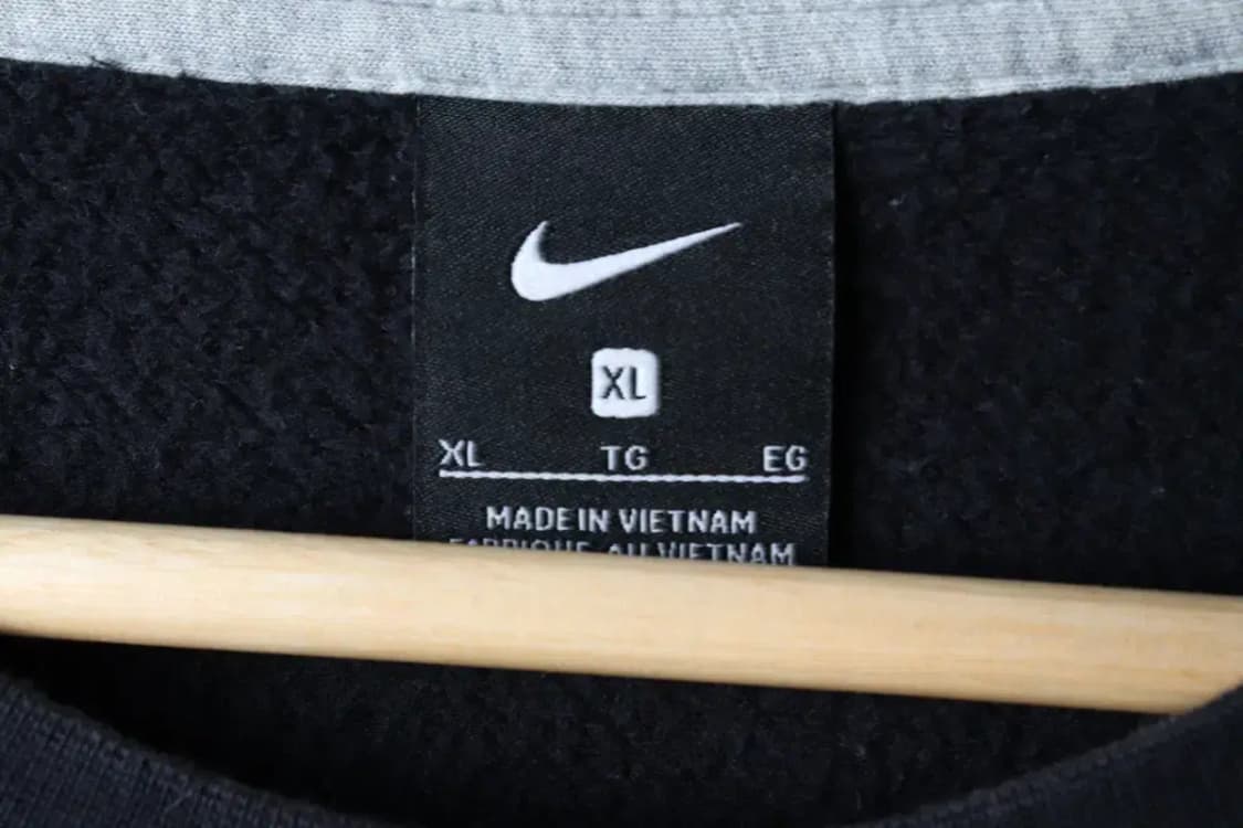 (XL-2XL) 나이키 맨투맨 티셔츠 빅사이즈 블랙 기모-17217 상품이미지6