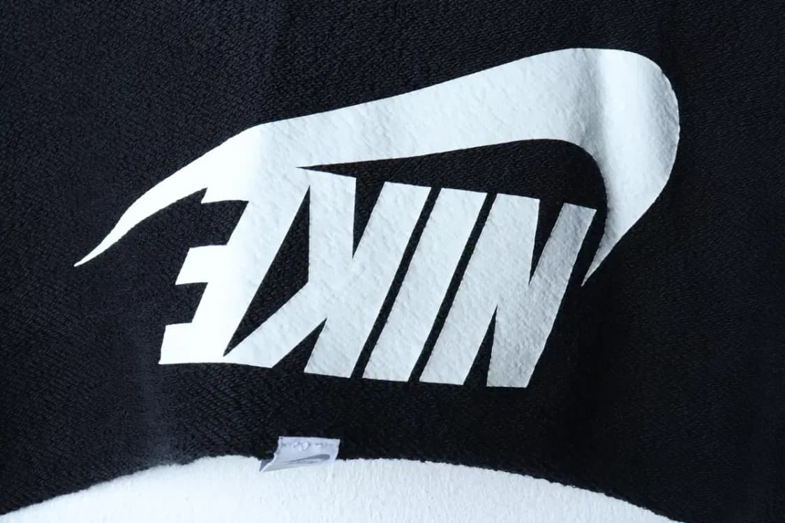 W(XS-S) 나이키 맨투맨 티셔츠 크롭 블랙 스우시 커스텀-17218 상품이미지6