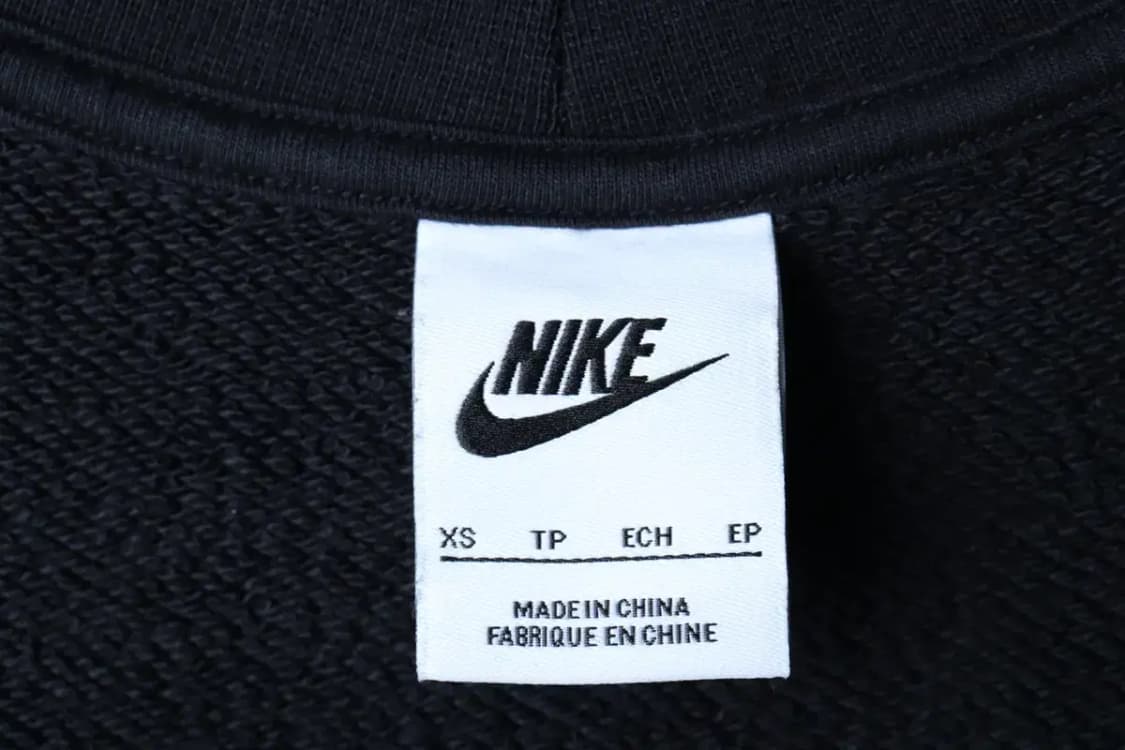 W(XS-S) 나이키 맨투맨 티셔츠 크롭 블랙 스우시 커스텀-17218 상품이미지7