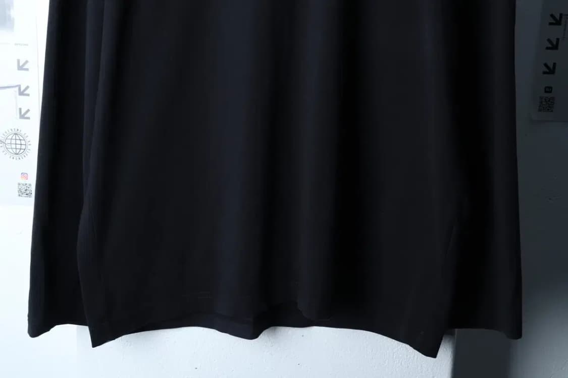 (2XL) 뉴발란스 긴팔티셔츠 빅사이즈 스몰로고 블랙 올드스쿨-1721A 상품이미지4