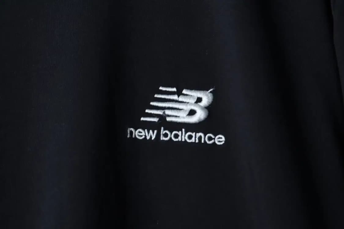 (2XL) 뉴발란스 긴팔티셔츠 빅사이즈 스몰로고 블랙 올드스쿨-1721A 상품이미지5