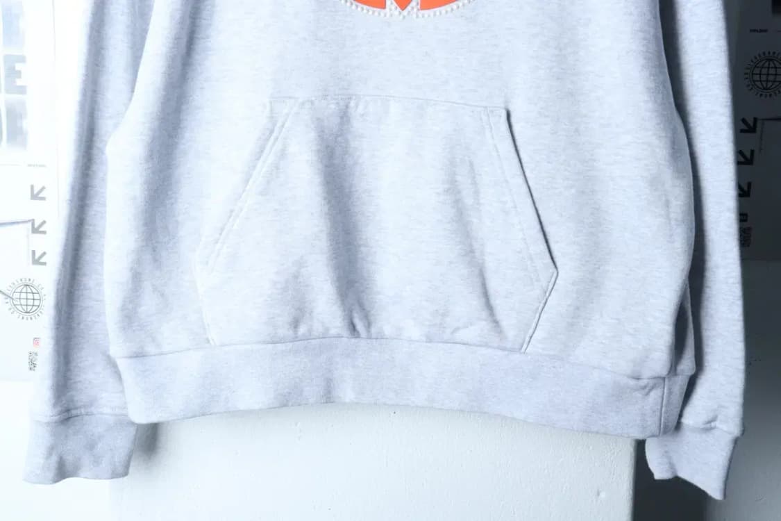W(L) 아디다스 후드티셔츠 오리지널 빅로고 그레이 올드스쿨-1721C 상품이미지4