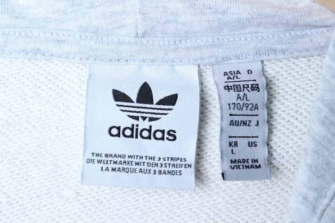 W(L) 아디다스 후드티셔츠 오리지널 빅로고 그레이 올드스쿨-1721C 상품이미지6