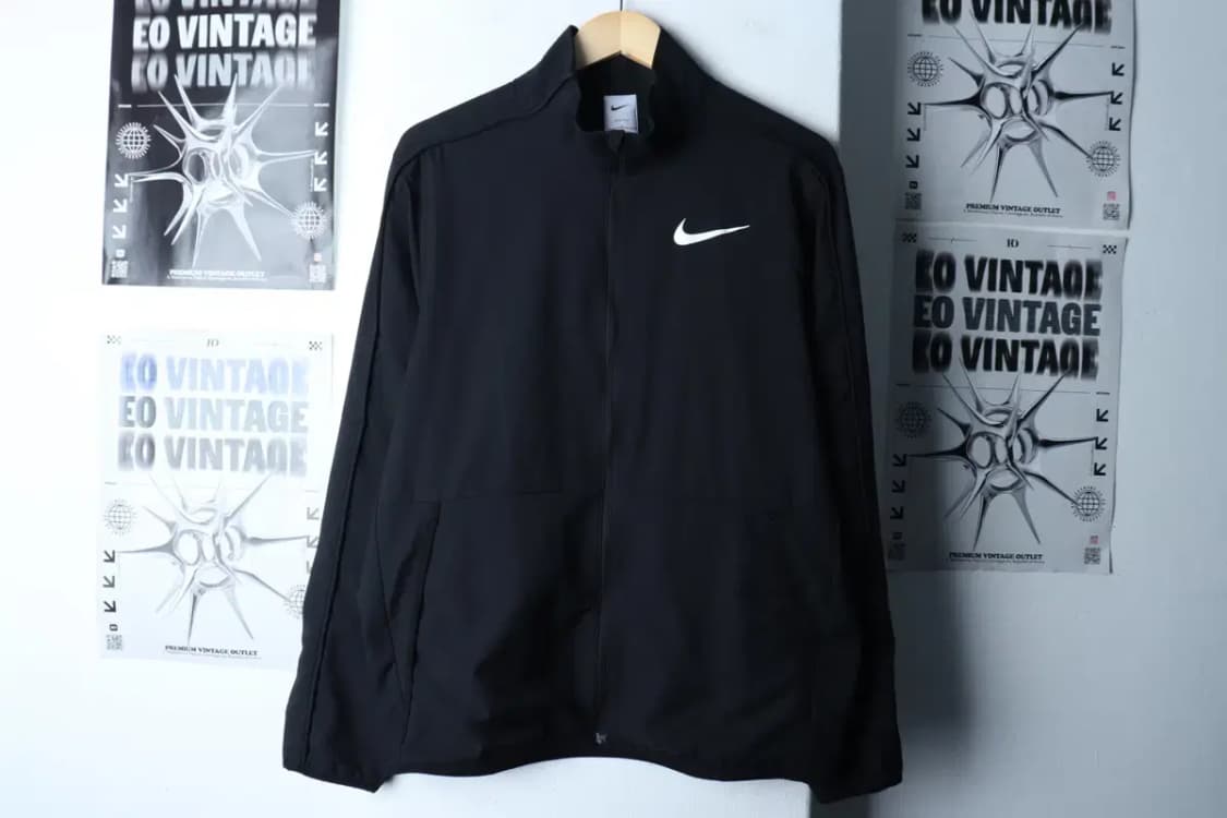 (L) 나이키 집업 바람막이 점퍼자켓 드라이핏 기능성 블랙-1721D 상품이미지2