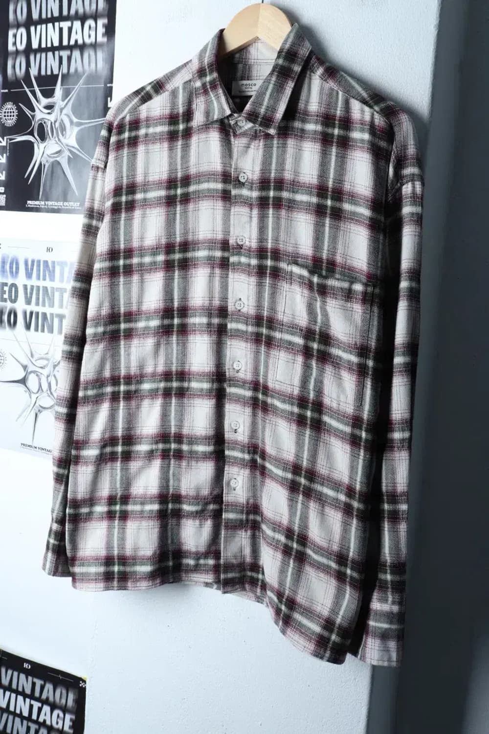 (F) 브랜드빈티지 셔츠 남방 체크 컬러믹스 아메카지-17223 상품이미지1