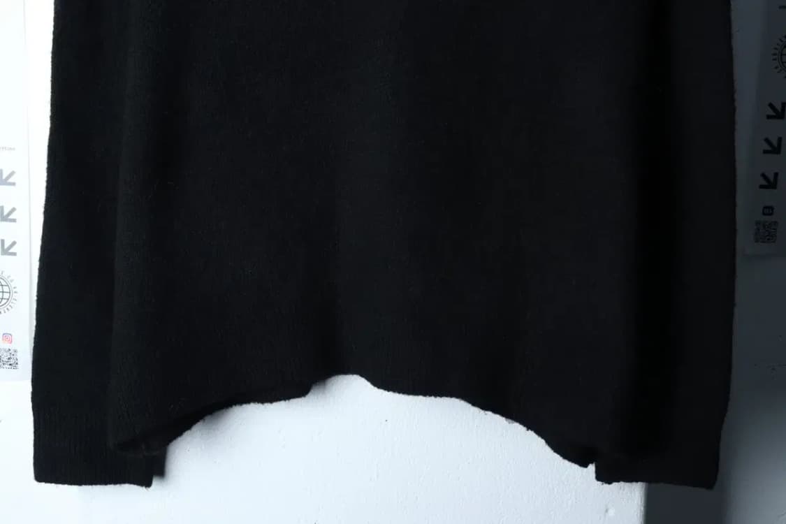 W(M) 에이치앤엠 니트 무지 블랙 울-17225 상품이미지4