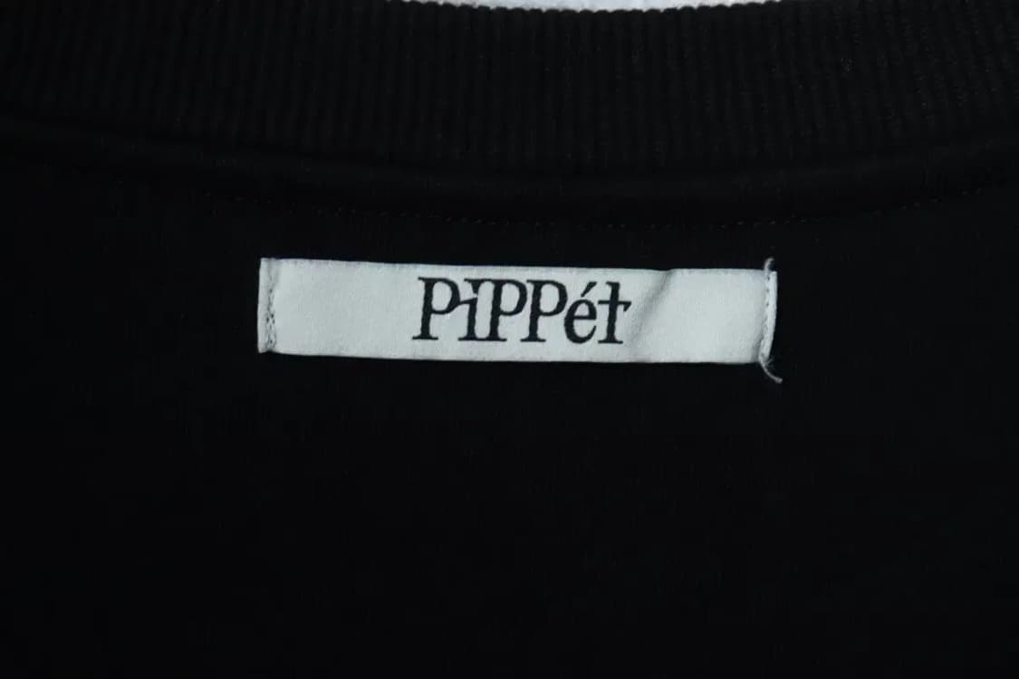 W(F) 핍펫 맨투맨 티셔츠 빅로고 블랙 올드스쿨-17226 상품이미지6