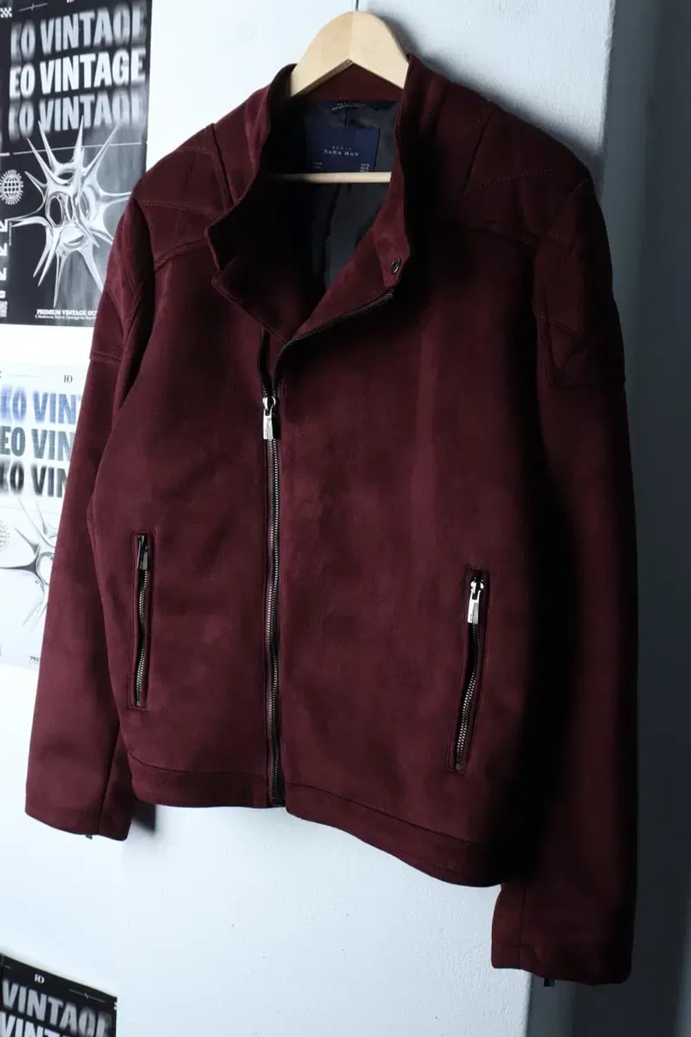 (XL-2XL) 자라 집업 바람막이 점퍼자켓 트러커 스웨이드-17229 상품이미지1