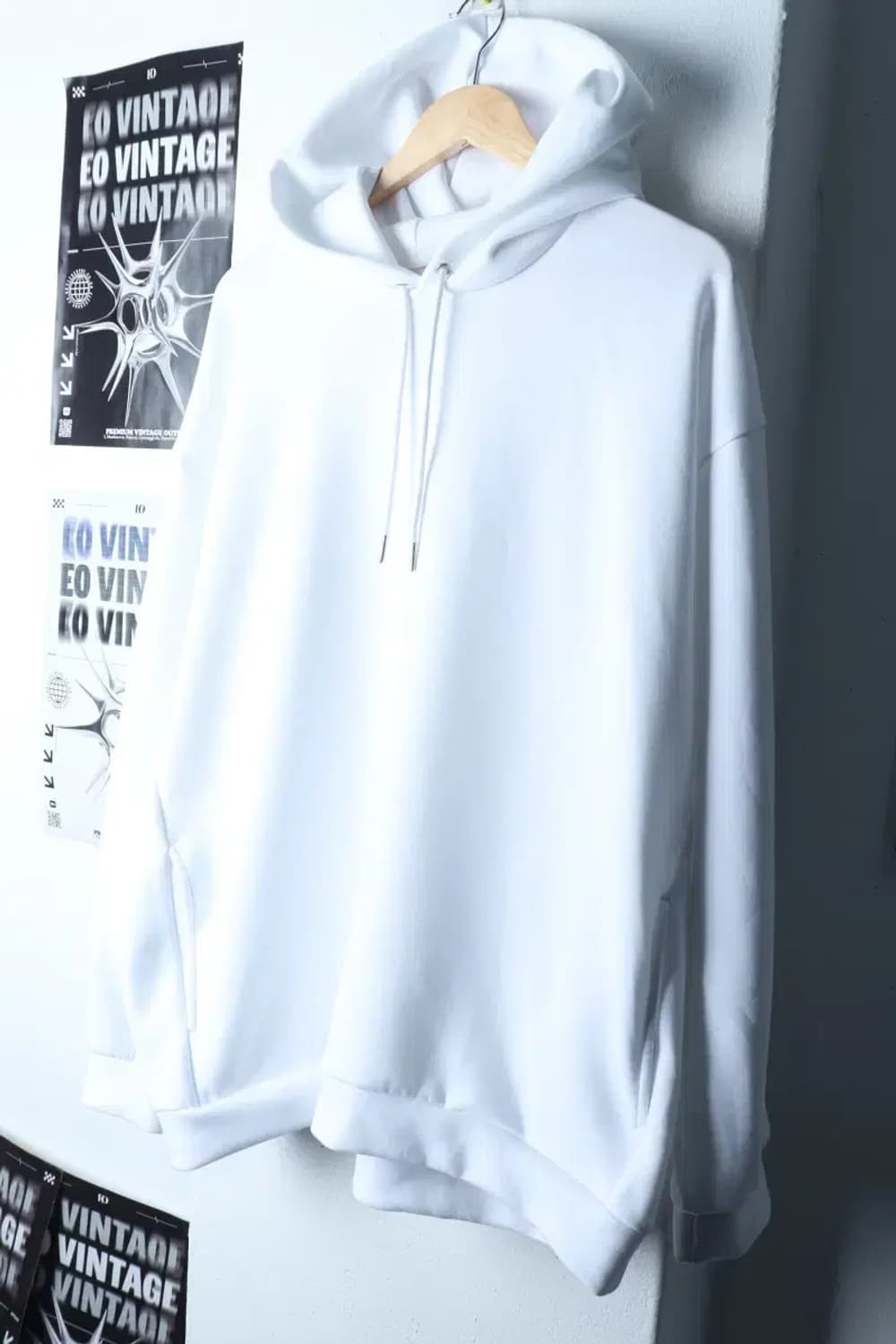 (2XL) 집업 바람막이 점퍼자켓 빅사이즈 화이트 폴리-1722B 상품이미지1