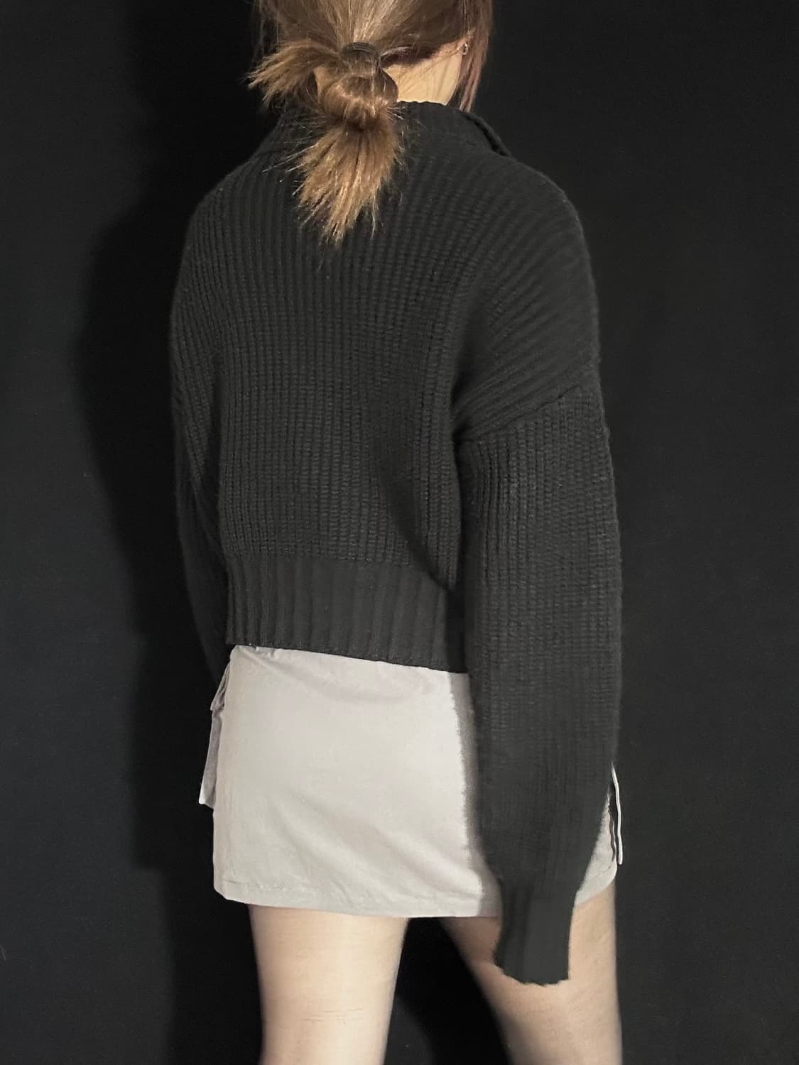 2-pocket collar knit cardigan 상품이미지2