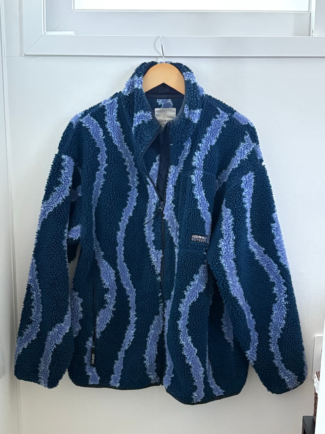 그라미치 쉐르파 패턴 후리스 자켓 L 상품이미지1