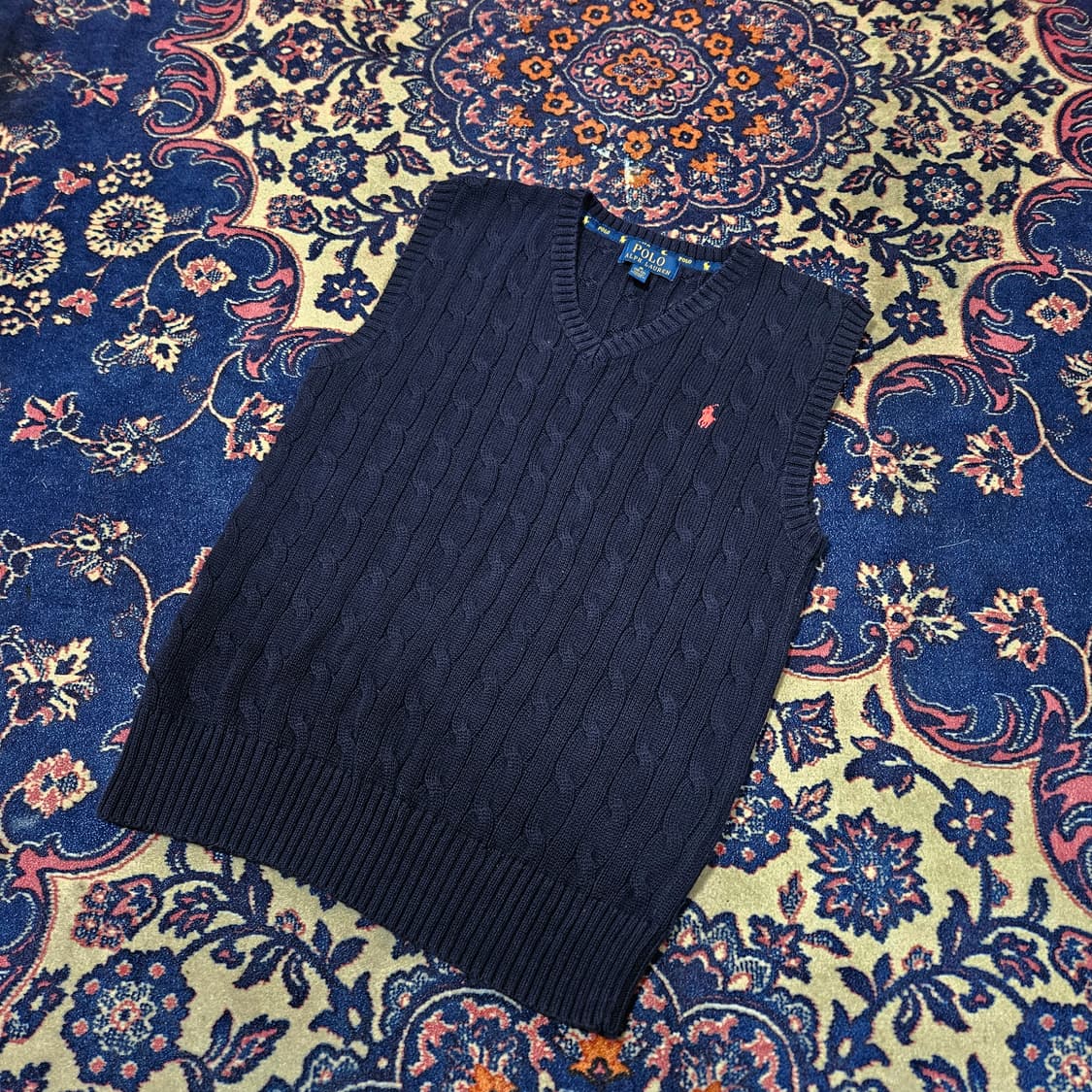 폴로랄프로렌 꽈베기 브이넥 베스트 44-55size 상품이미지1