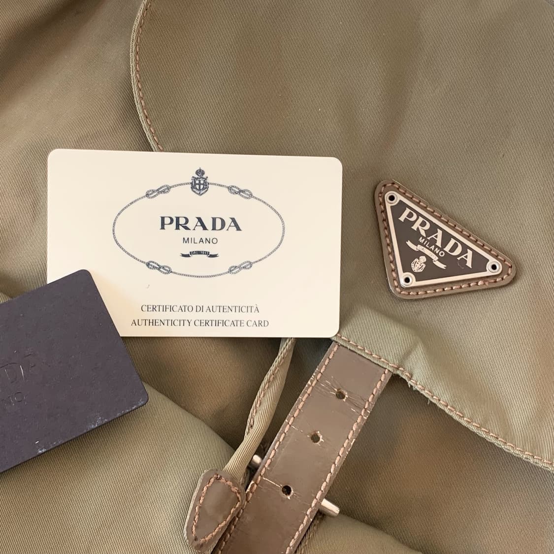 정품 빈티지 프라다 백팩 상품이미지3