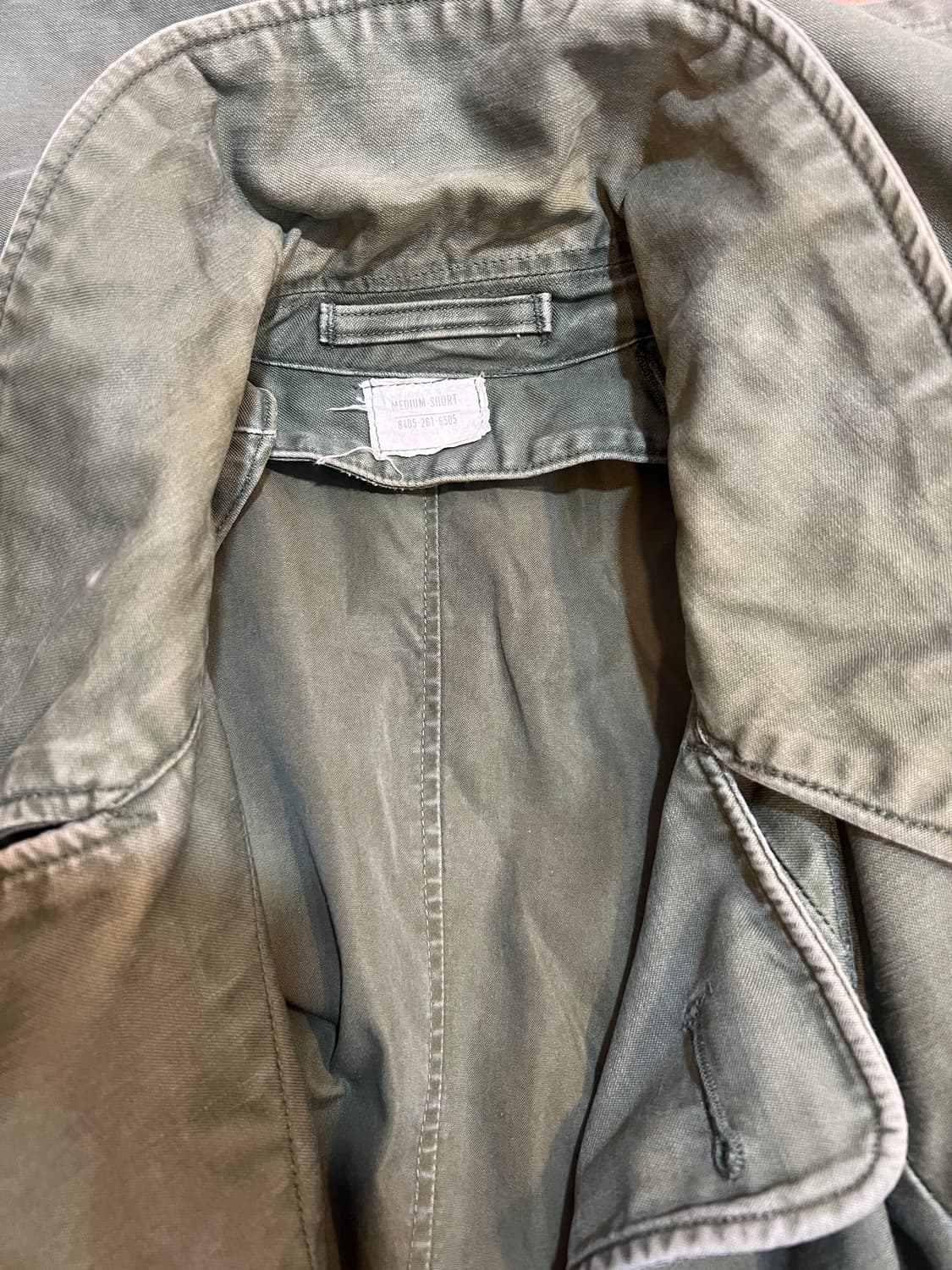 빈티지밀리터리 카키 필드코트 워크자켓 상품이미지5