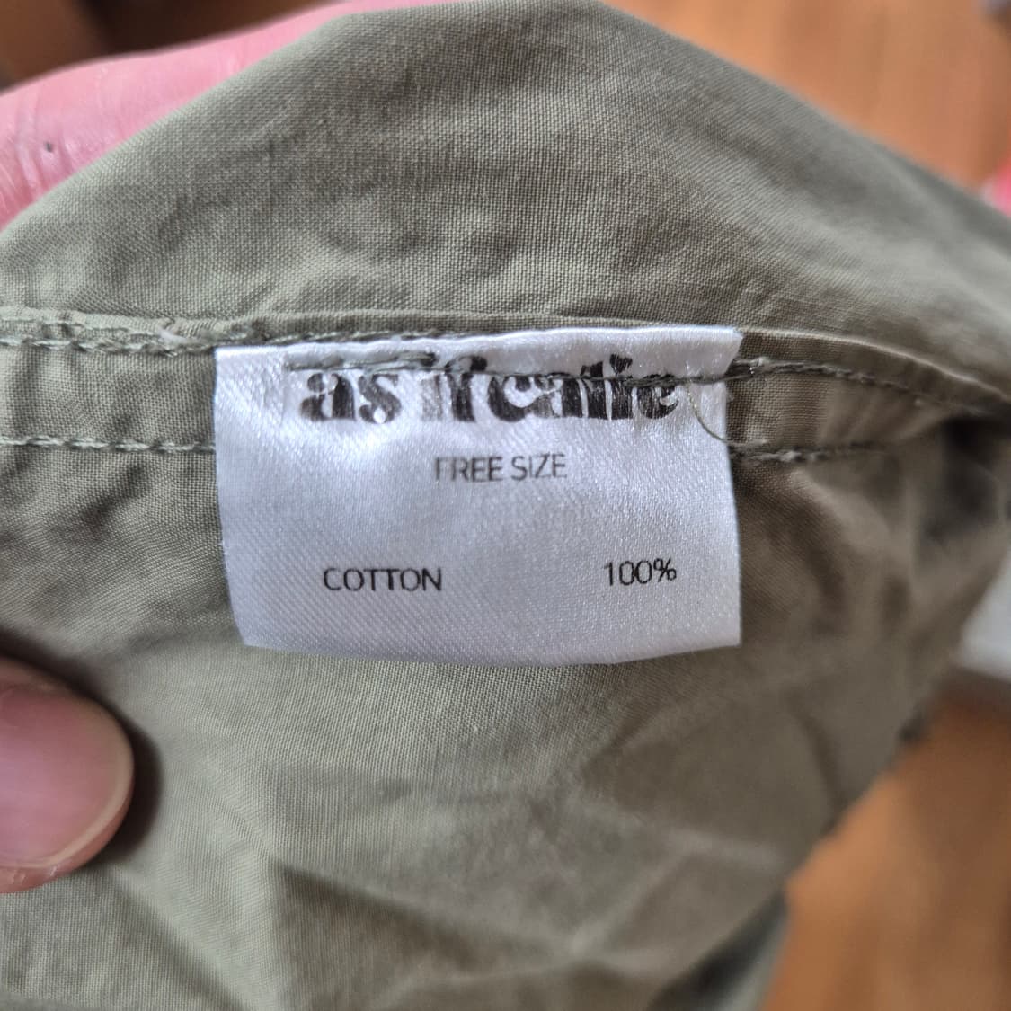 [F] 에즈이프 칼리 asif calie  카고 팬츠 카키 상품이미지6