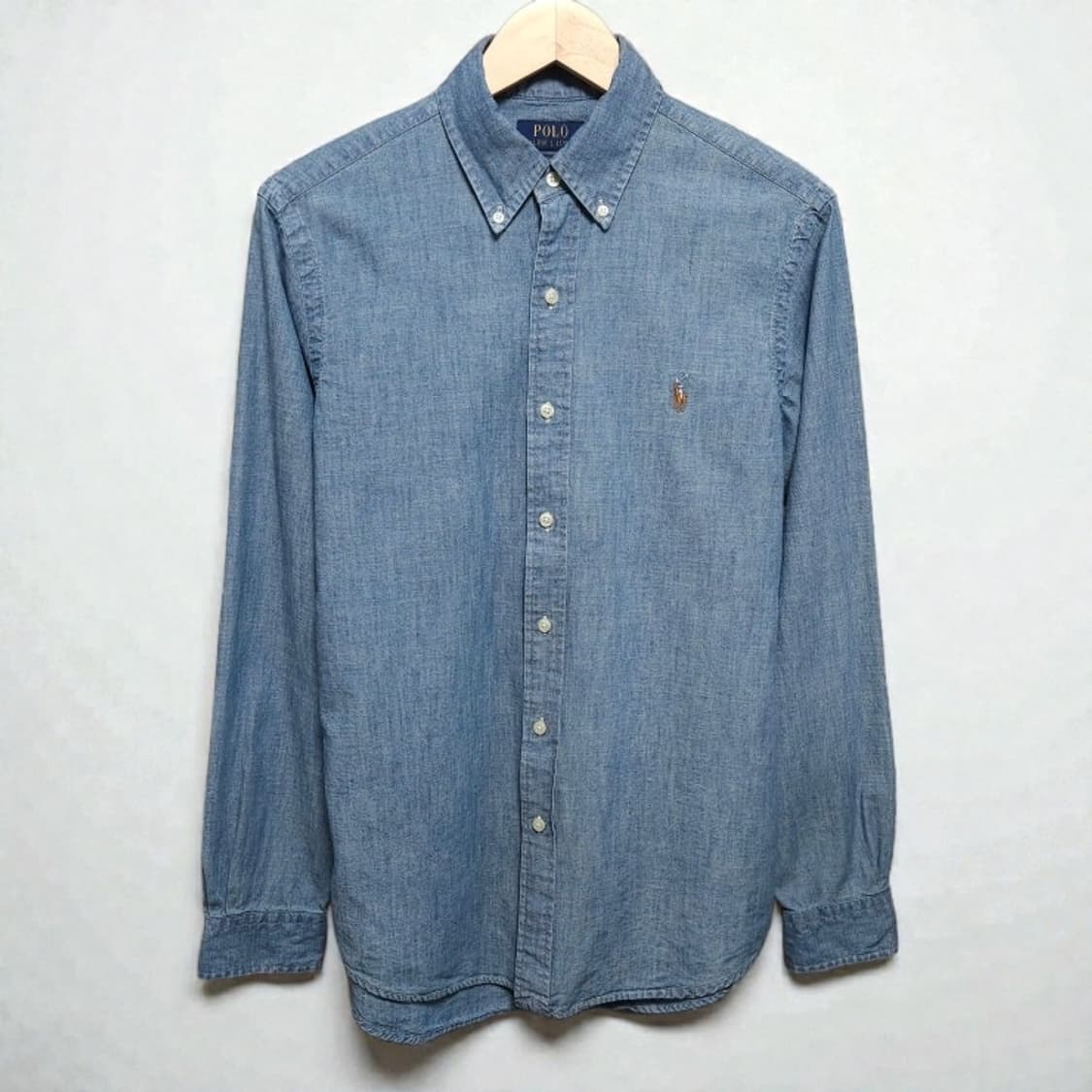 95)POLO 폴로 랄프로렌 샴브레이 데님셔츠 클래식핏 상품이미지3