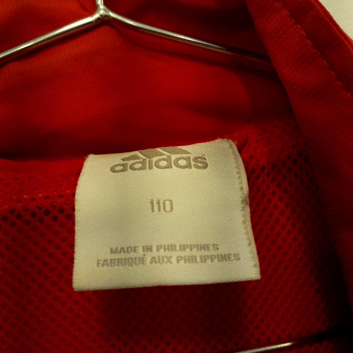 아디다스 클래식 레드 삼선 자켓 바람막이 상품이미지3