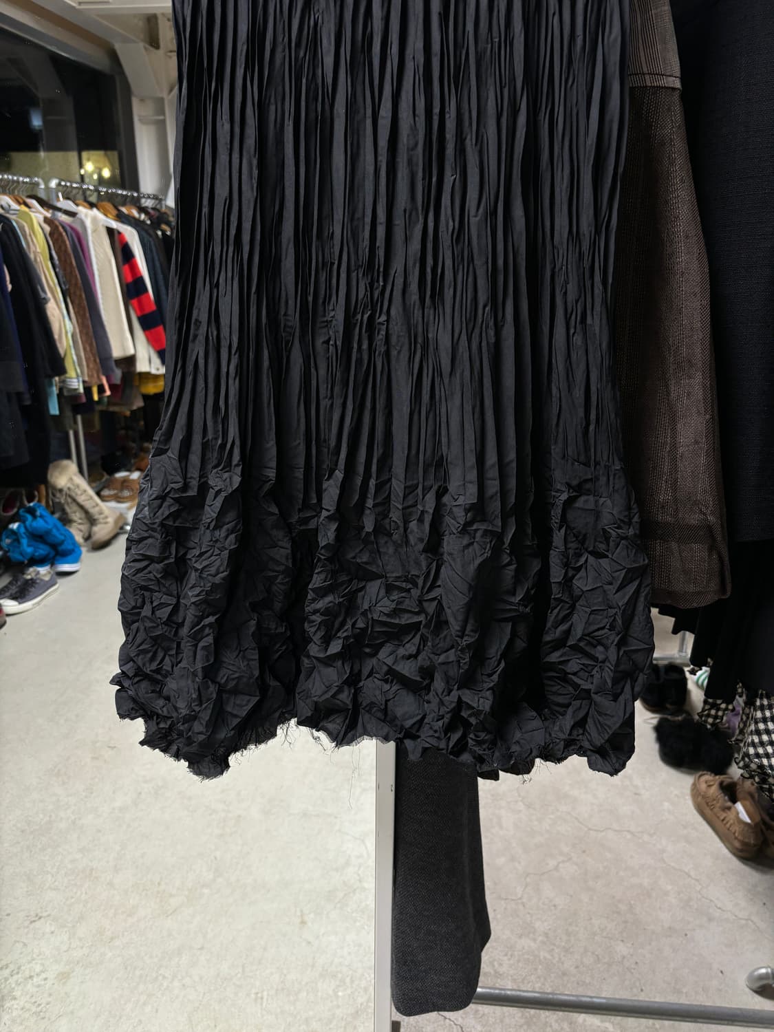 Nero 플리츠 롱스커트 상품이미지4