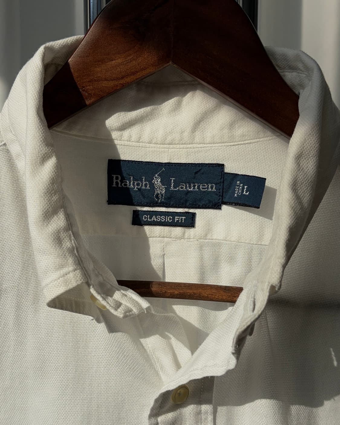 [L]폴로 랄프로렌 클래식핏 화이트 셔츠 상품이미지8