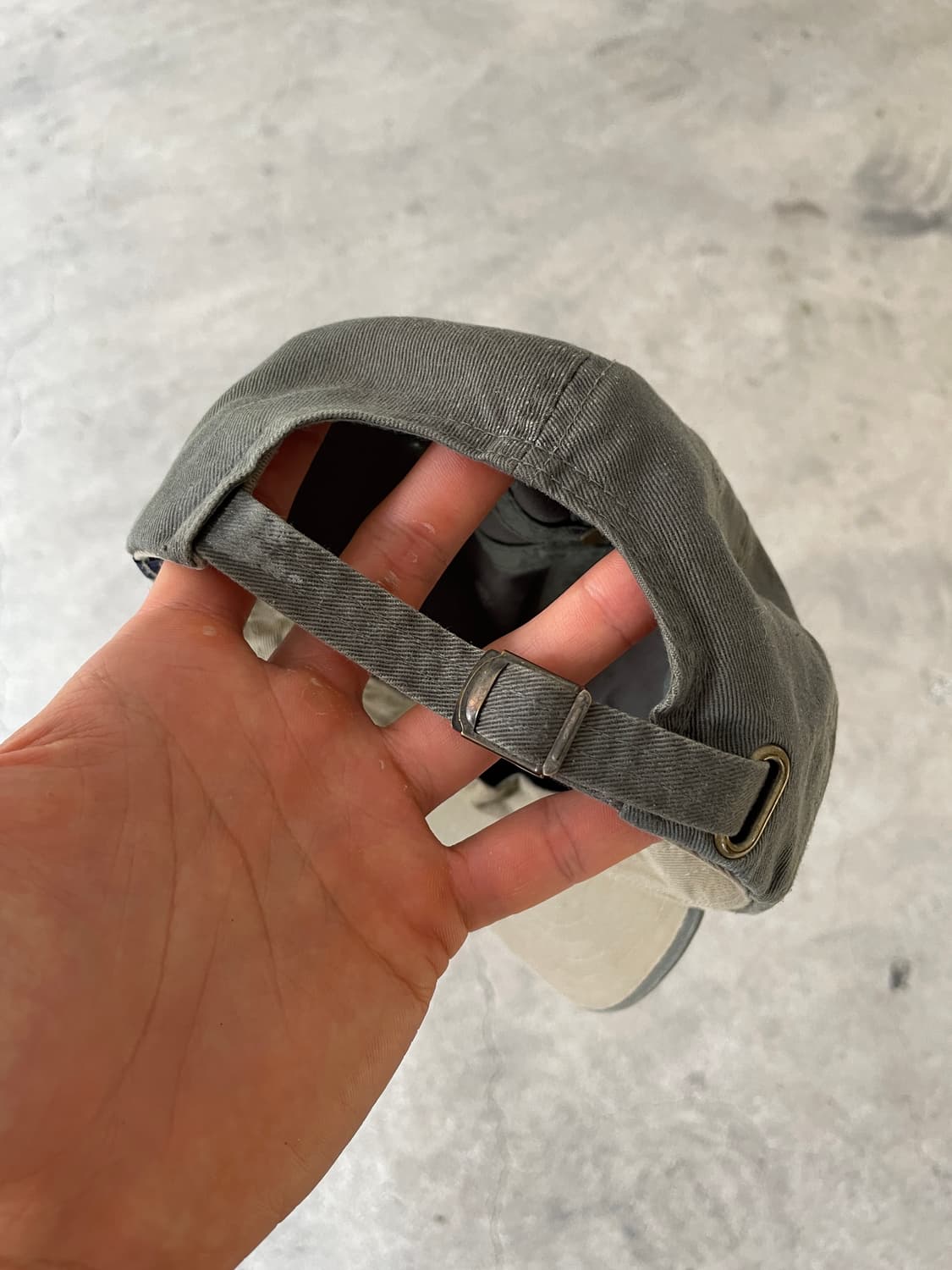 90s-00s Stussy Faded Olive Green Ball Ca 상품이미지5
