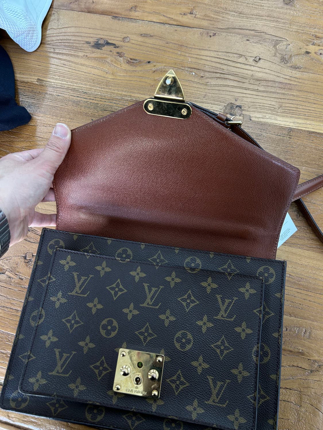 루이비통 모노그램 몽소 2way 크로스 사첼백 상품이미지9