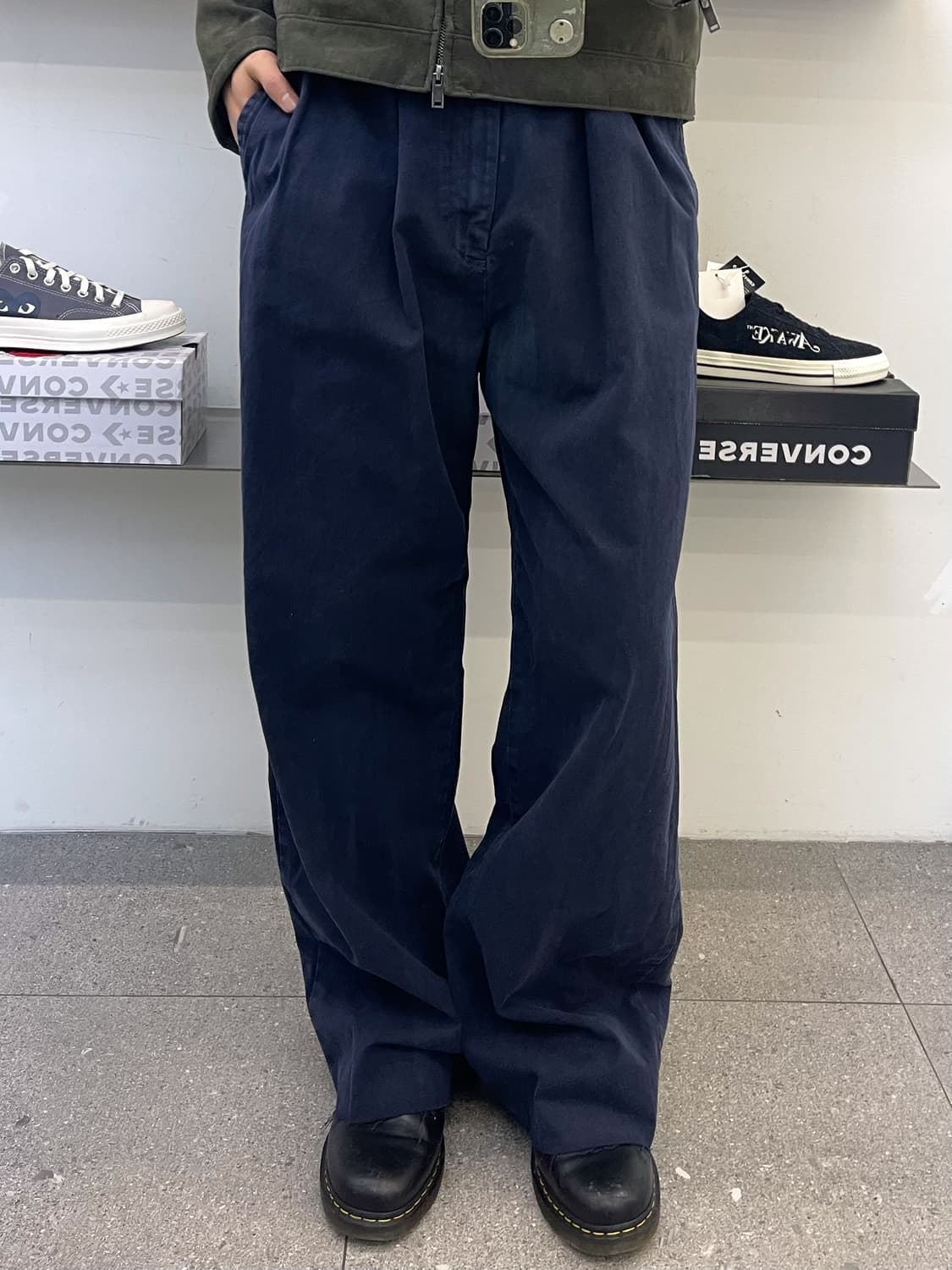 데니미스트 블레어 더블 플리츠 팬츠 상품이미지1